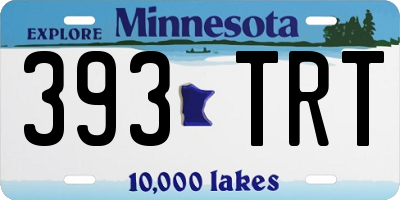 MN license plate 393TRT
