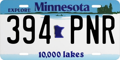 MN license plate 394PNR