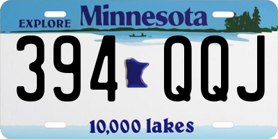 MN license plate 394QQJ
