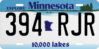 MN license plate 394RJR