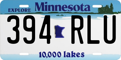 MN license plate 394RLU