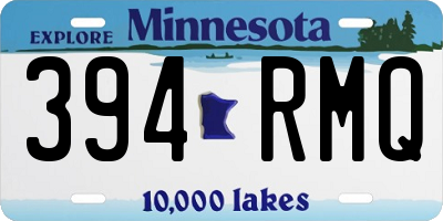 MN license plate 394RMQ