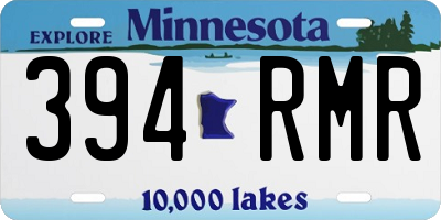 MN license plate 394RMR