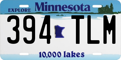 MN license plate 394TLM