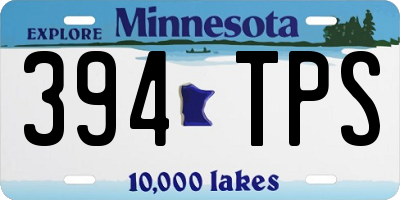 MN license plate 394TPS