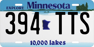 MN license plate 394TTS