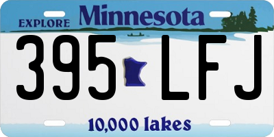 MN license plate 395LFJ