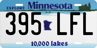 MN license plate 395LFL
