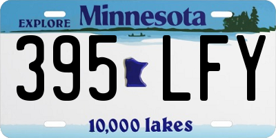 MN license plate 395LFY