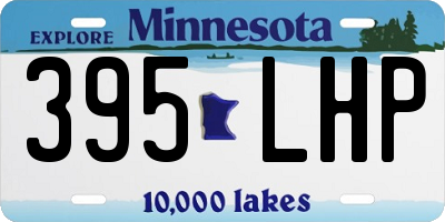 MN license plate 395LHP