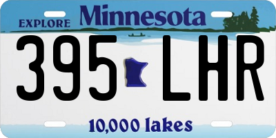 MN license plate 395LHR
