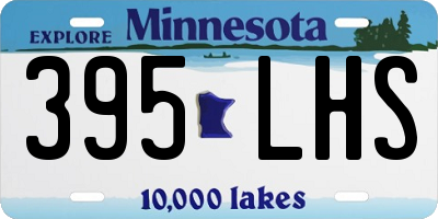 MN license plate 395LHS