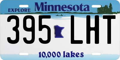 MN license plate 395LHT