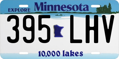 MN license plate 395LHV