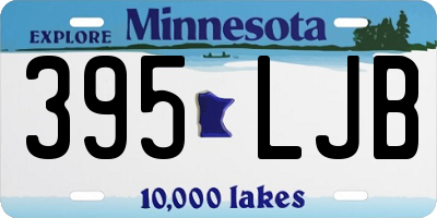 MN license plate 395LJB