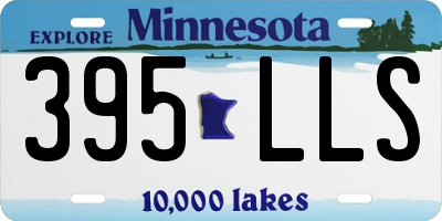 MN license plate 395LLS