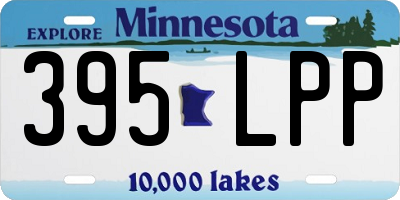MN license plate 395LPP