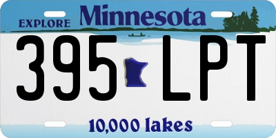 MN license plate 395LPT