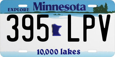 MN license plate 395LPV