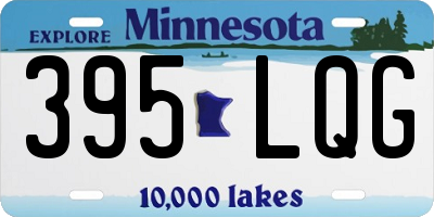 MN license plate 395LQG