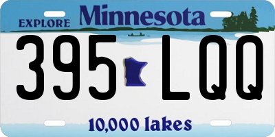 MN license plate 395LQQ