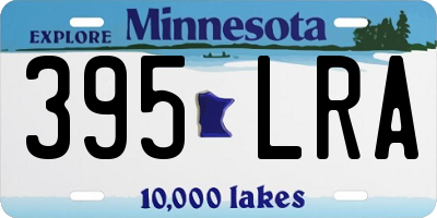 MN license plate 395LRA