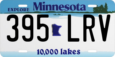 MN license plate 395LRV