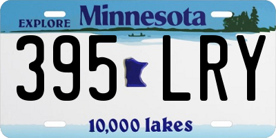MN license plate 395LRY