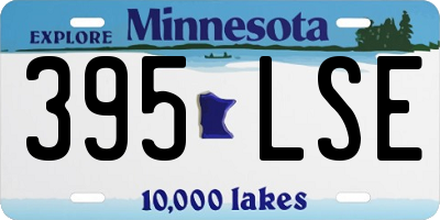 MN license plate 395LSE