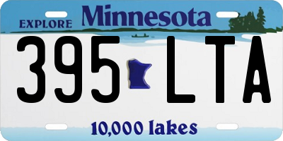 MN license plate 395LTA
