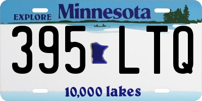 MN license plate 395LTQ