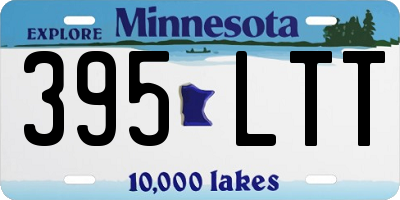 MN license plate 395LTT