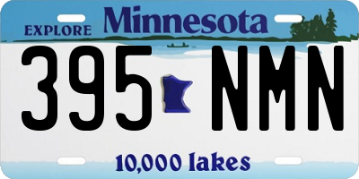 MN license plate 395NMN