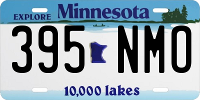 MN license plate 395NMO
