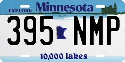 MN license plate 395NMP