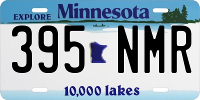 MN license plate 395NMR