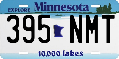MN license plate 395NMT