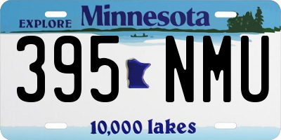 MN license plate 395NMU