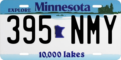 MN license plate 395NMY