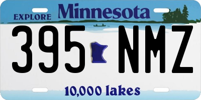 MN license plate 395NMZ