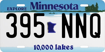 MN license plate 395NNQ