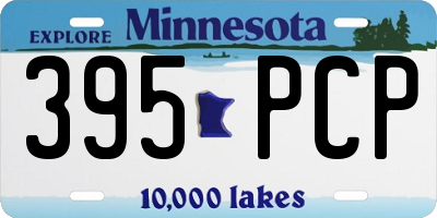 MN license plate 395PCP