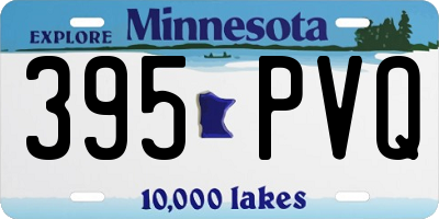 MN license plate 395PVQ