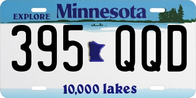MN license plate 395QQD