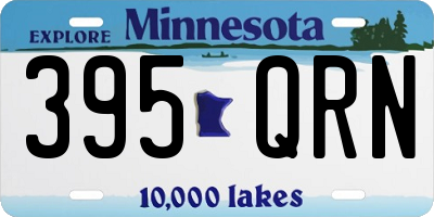 MN license plate 395QRN