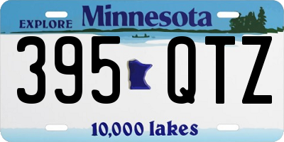 MN license plate 395QTZ