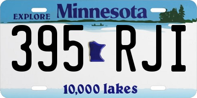 MN license plate 395RJI