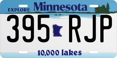 MN license plate 395RJP