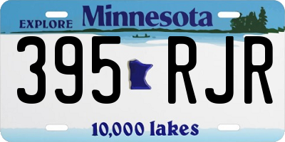 MN license plate 395RJR