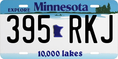 MN license plate 395RKJ
